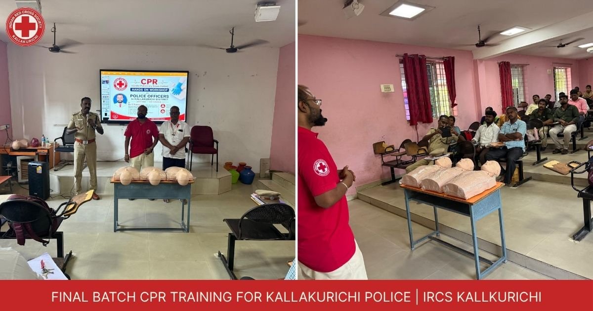 Final Batch CPR Training for Kallakurichi Police | IRCS Kallkurichi