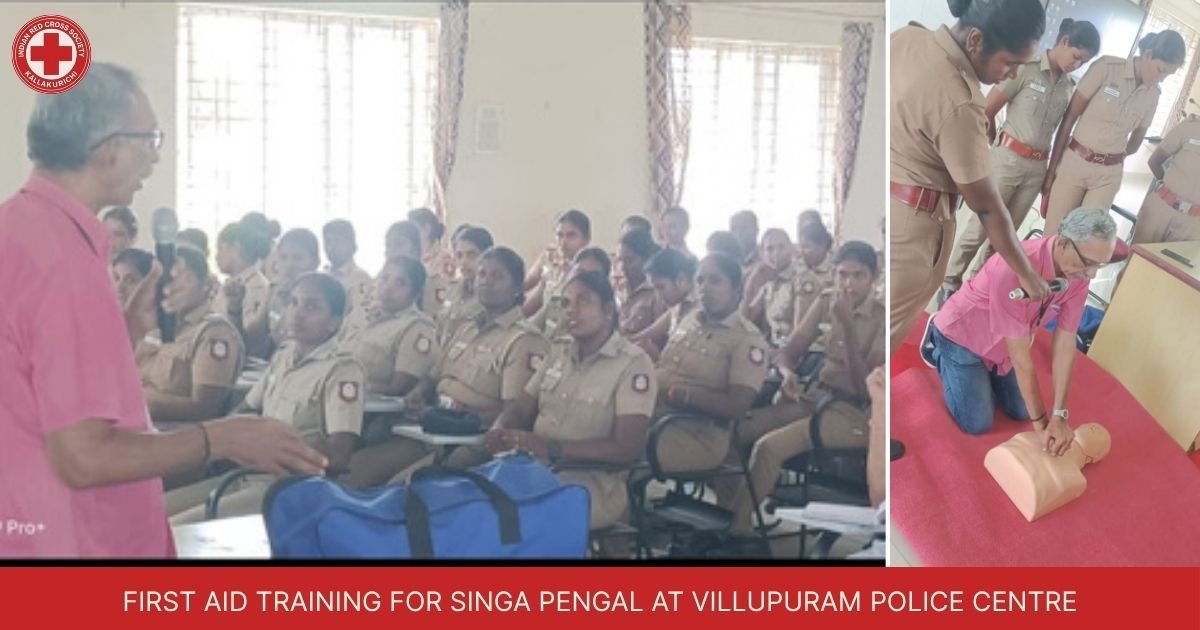 First Aid Training for Singa Pengal at Villupuram Police Centre